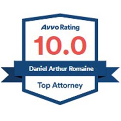 Avvo Rating 10.0 | Daniel Arthur Romaine | Top Attorney
