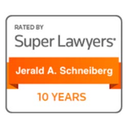 Rated By Super Lawyers | Jerald A. Schneiberg | 10 Years