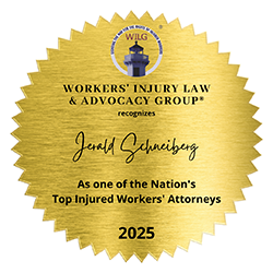 Workers' Injury Law & Advocacy Group recognizes | Jerald Schneiberg | As one of the Nation's Top Injured Workers' Attorneys | 2025